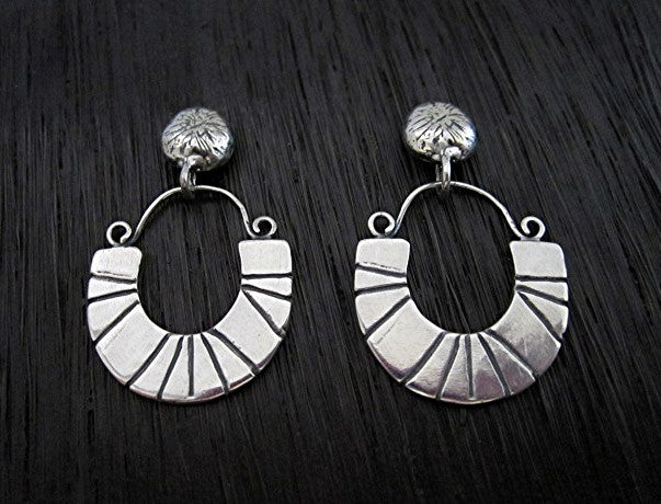 Artisan Sterling Silver Earring Dangle (one pair)