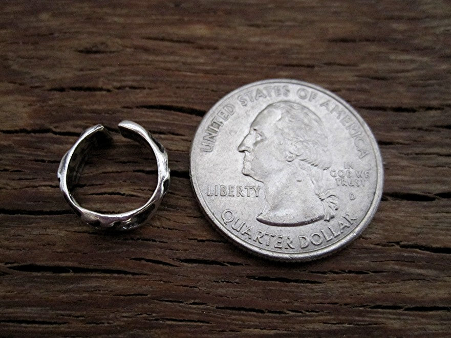 Sterling Silver Artisan Open Jump Ring (one jump ring)