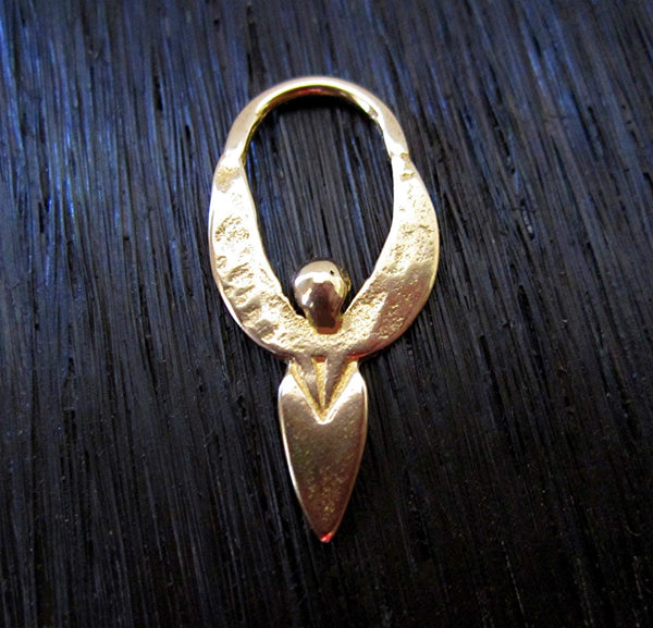 Artisan Gold Bronze Goddess And Angel Charm (one charm)