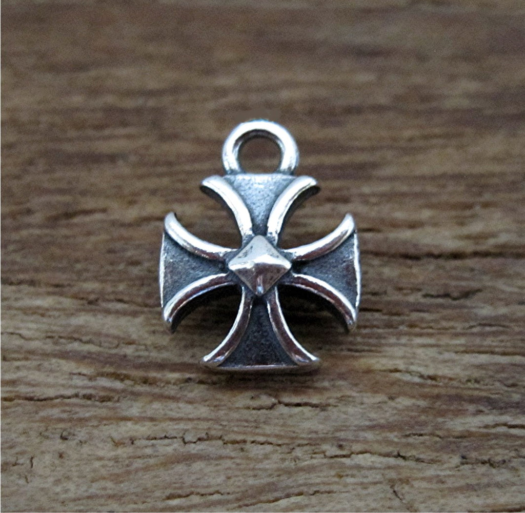 Small Sterling Silver Cross Charm