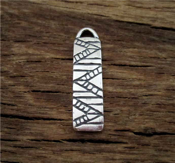 One Sterling Silver Southwest Style Pendant