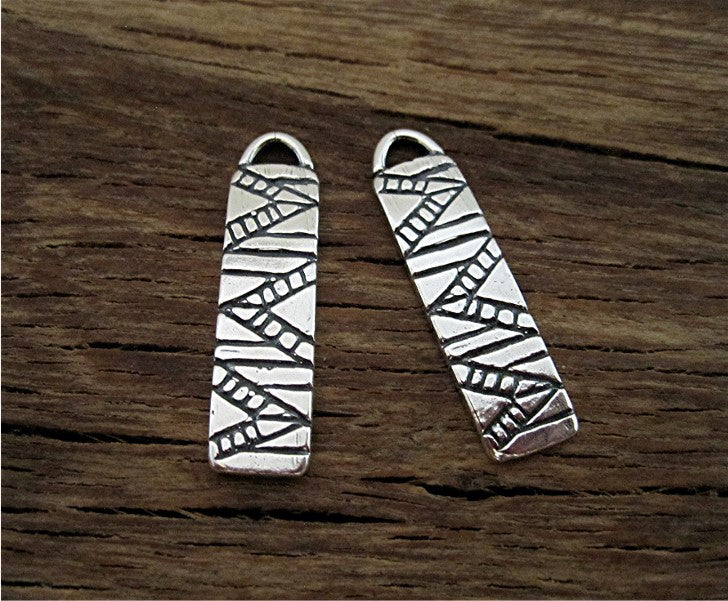 Two Sterling Silver Southwest Style Earring Dangles