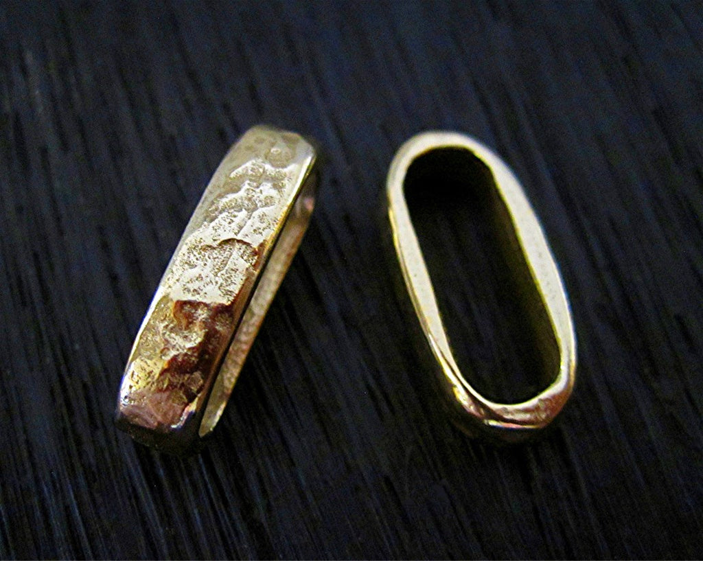 Rustic Chunky Artisan Jewelry Links and Connectors in Gold Bronze (one –  VDI Jewelry Findings