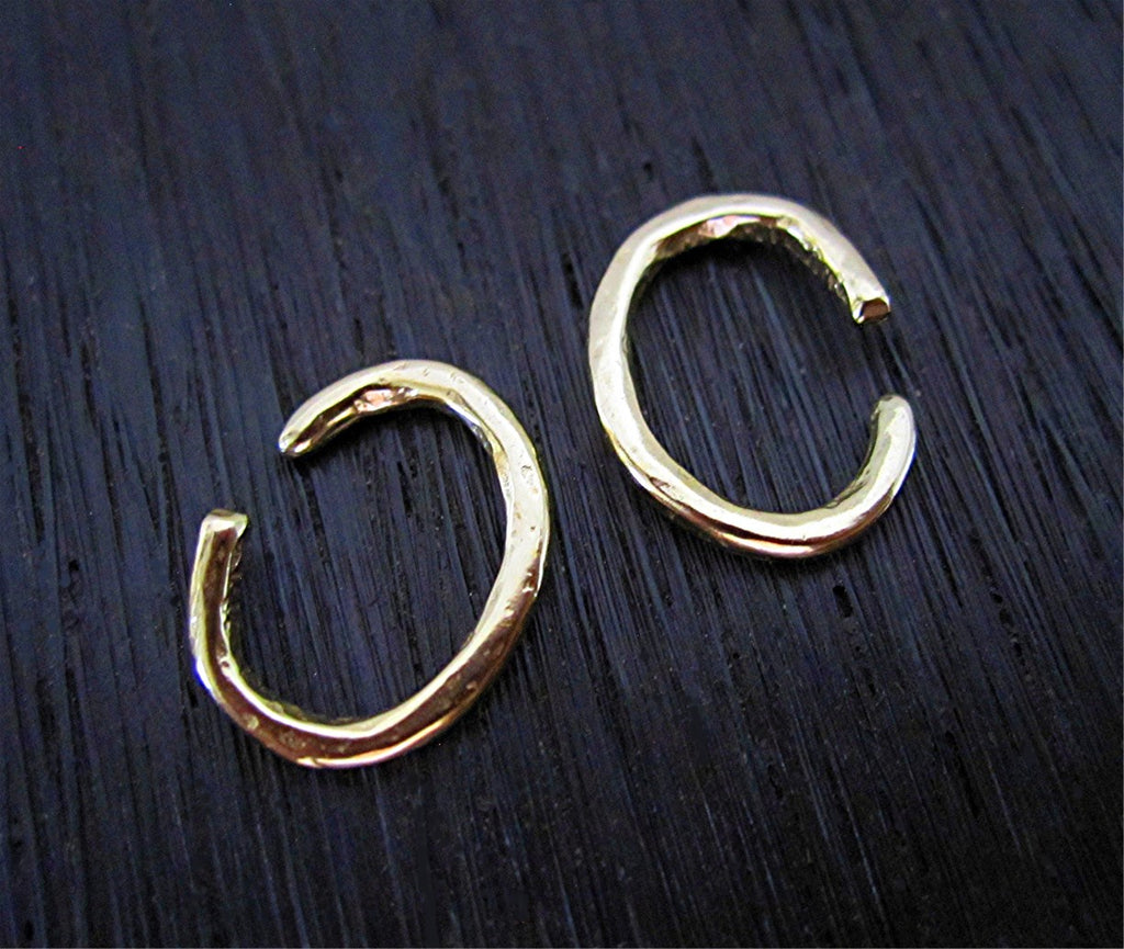 Gold Bronze Rustic Open Jump Rings