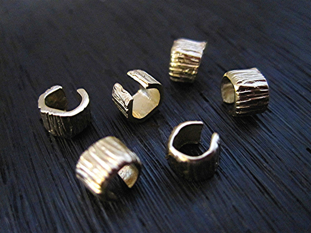 VDI Jewelry Findings Gold Bronze Lined Crimp Bead Covers