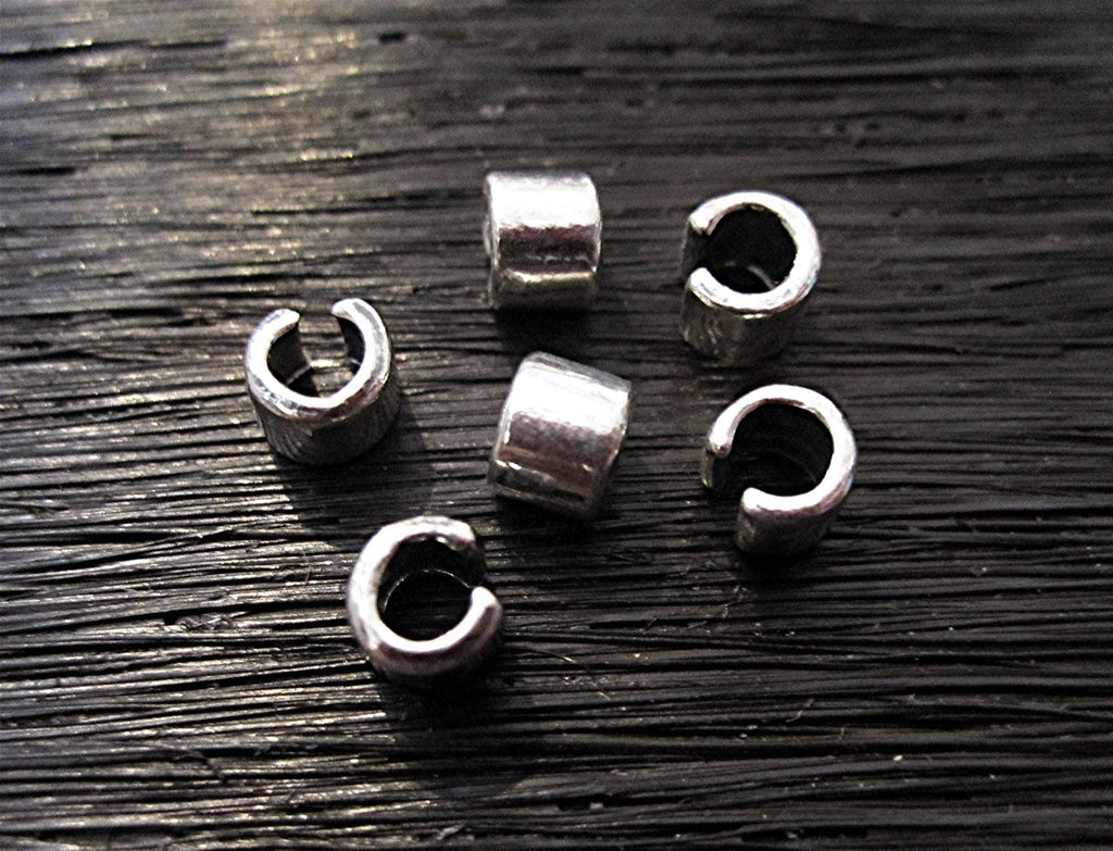 Sterling Silver Smooth Crimp Bead Covers