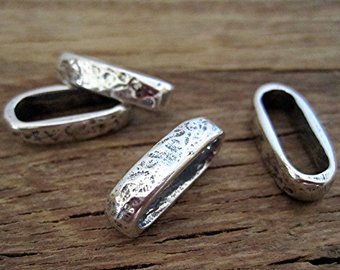 Sterling Silver Rustic Jewelry Links