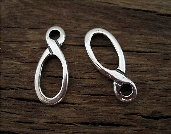 Sterling Silver Loop Jewelry Link and Connector