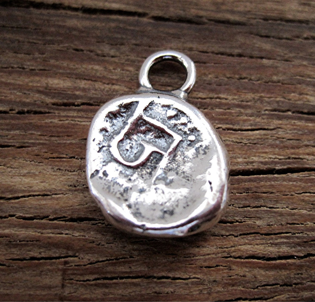 Small Sterling Silver Reproduction Coin Charm