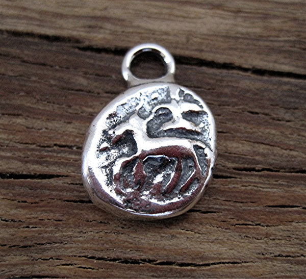 Small Sterling Silver Reproduction Coin Charm