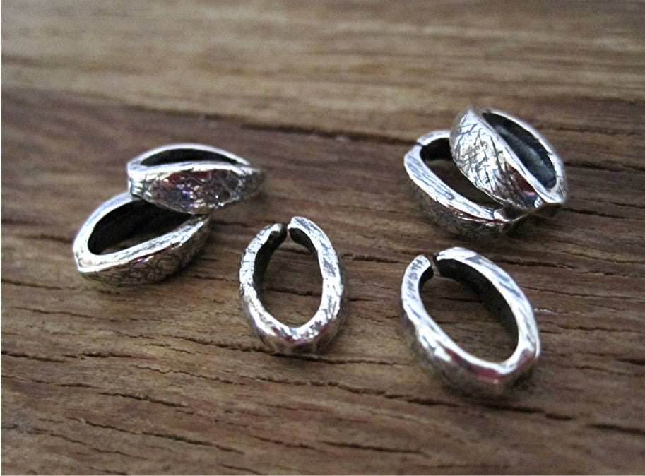 Open Oval Sterling Silver Jump Rings